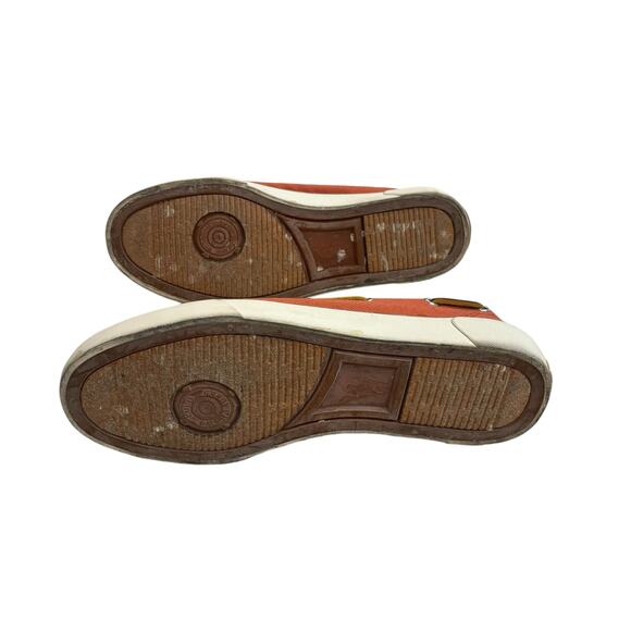Polo Ralph Lauren Mens Canvas Sander Leather Laced Boat Shoes Size 8.5 - Picture 7 of 10